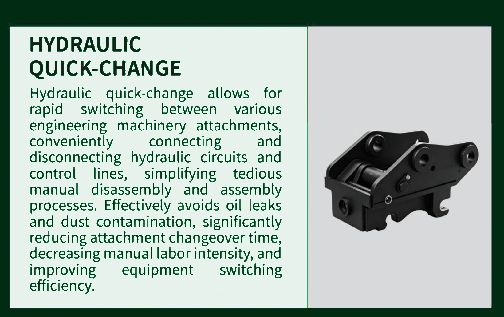 Hydraulic Quick-Change product information